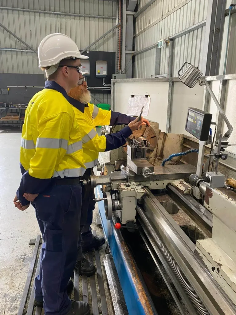 Industry engineer worker wearing safety uniform